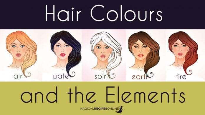 Hair colour and the Elements