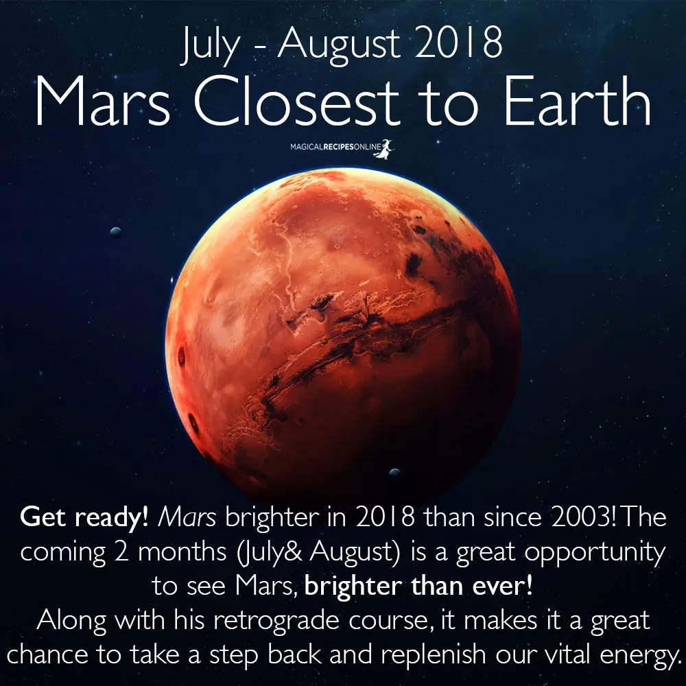 Retrograde Mars: June 27 - August 27 2018