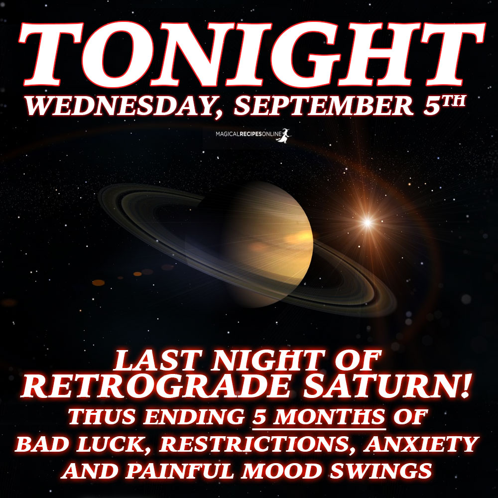 More good news come from Saturn's last day as retrograde. What is gone is gone. Spend no more tears for the past. Embrace the future. 