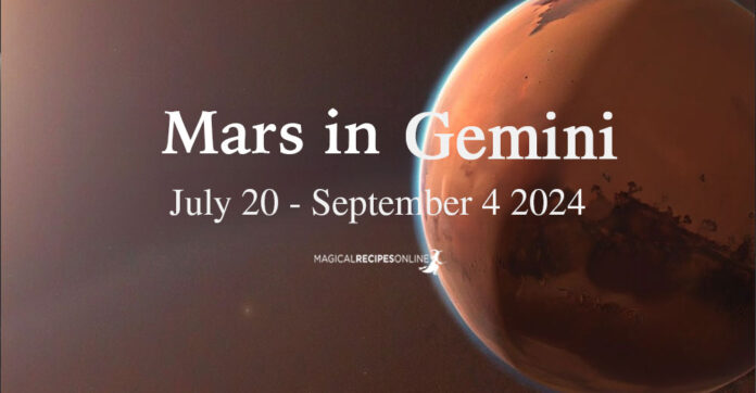 Mars in Gemini: July 20 - September 4 2024 - Major Energy Shift