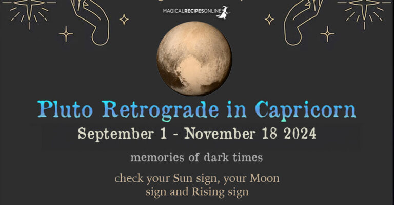 Retrograde Pluto in Capricorn 2024: September 1 until November 18 – memories of darkness