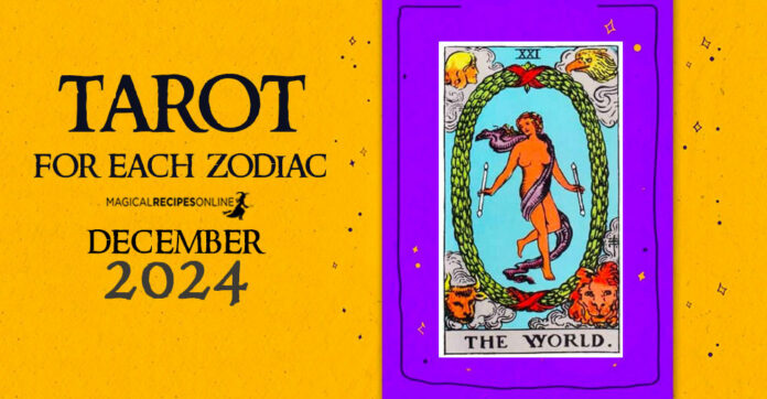 Tarot reading for each Zodiac Sign. Tarot for December 2024