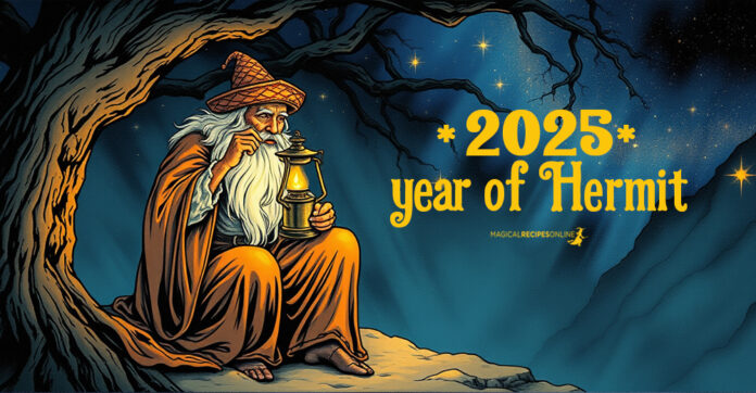 Your Tarot Card for 2025: the Year of Hermit, based on your birthday. Predictions for the new Magical Year